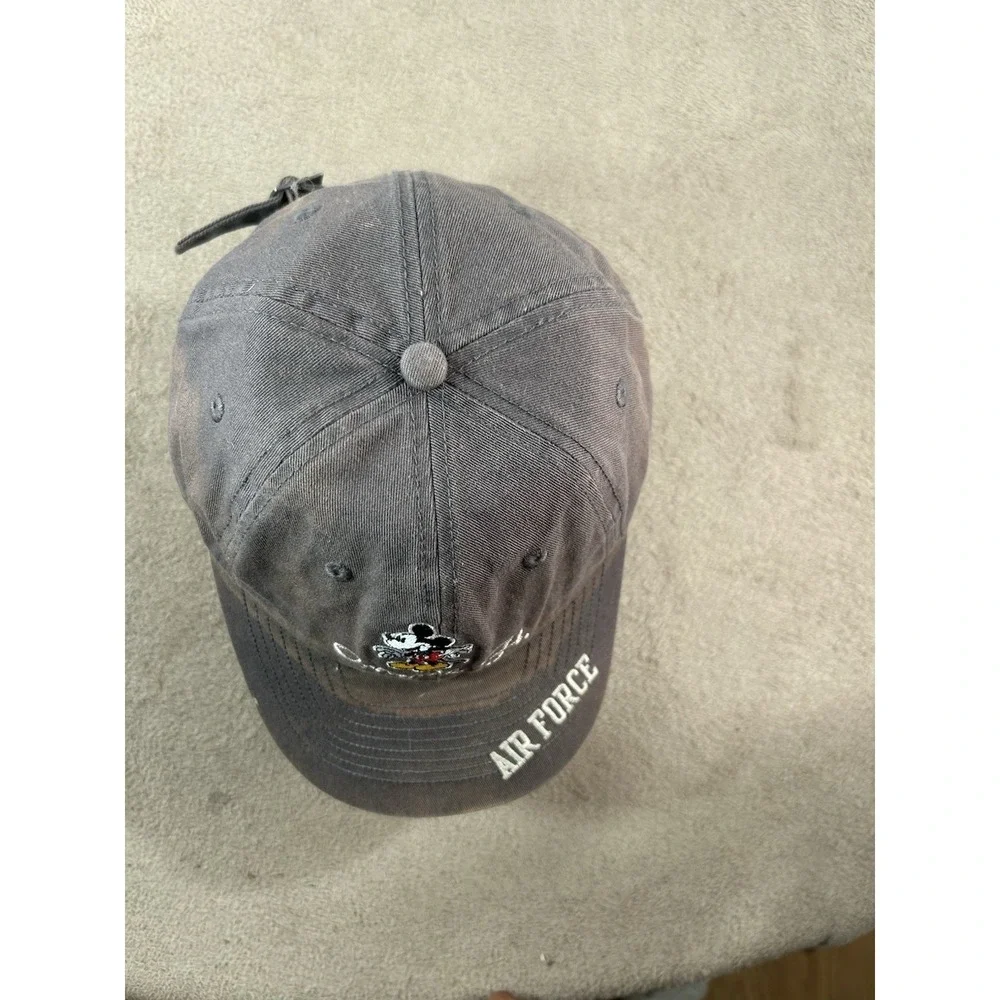 Champion Mickey Mouse‎ Hat Cap Orlando FL Air Force Grey Adjustable Strapback